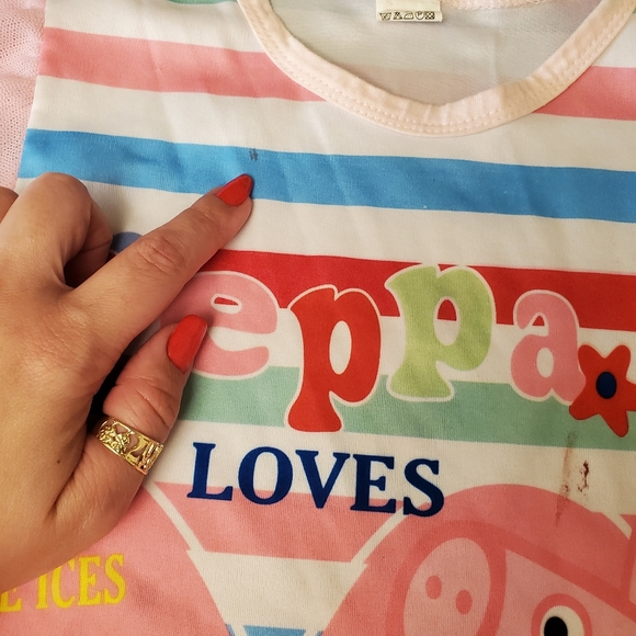 Girls Peppa Pig Pj Dress - Picture 7 of 10